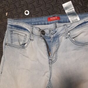 GUESS Faded Blue Denim Jeans